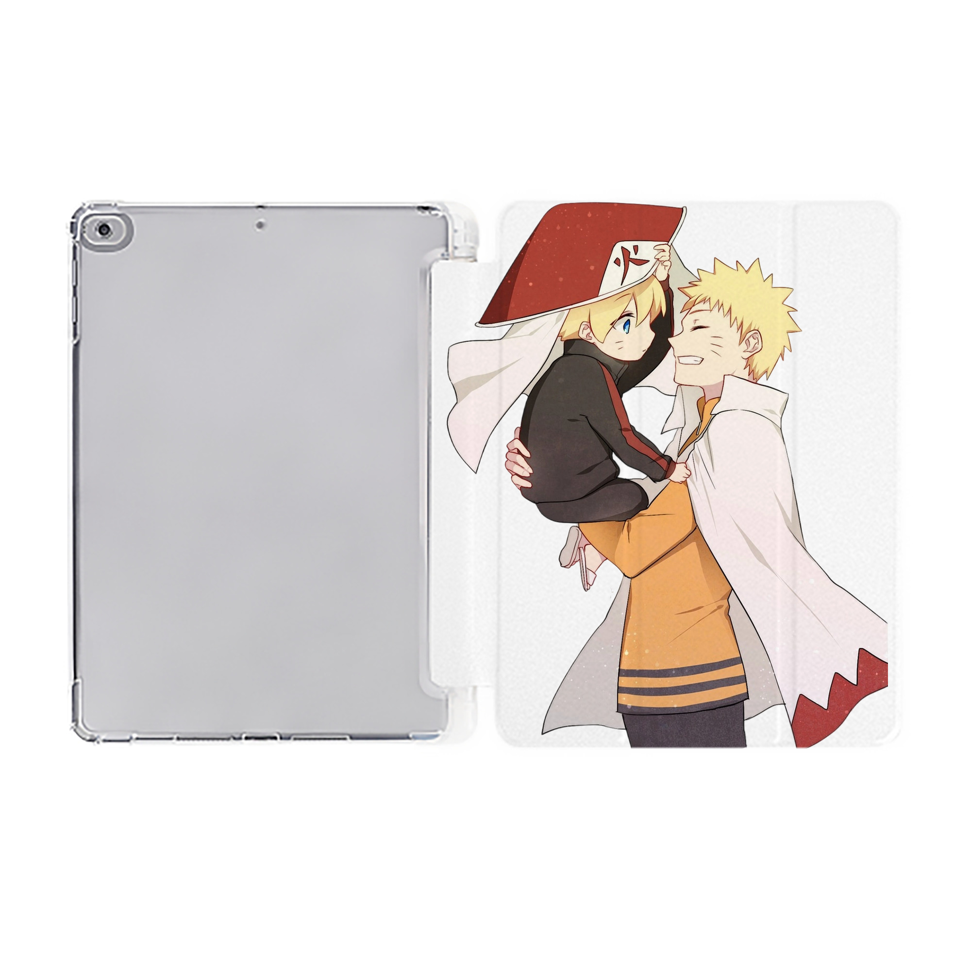 （画像用） NARUTO -ナルト- うずまき ナルト Uzumaki Naruto IPad ケース ペン収納付き 三つ折りスタンド PUレザー×シリコン 対応機種9.5/10.5/10.9インチ
